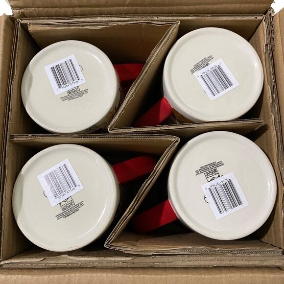 Susan Winget Santa Claus Christmas Mug Set of 4 Holiday Traditional Classic - Picture 8 of 8